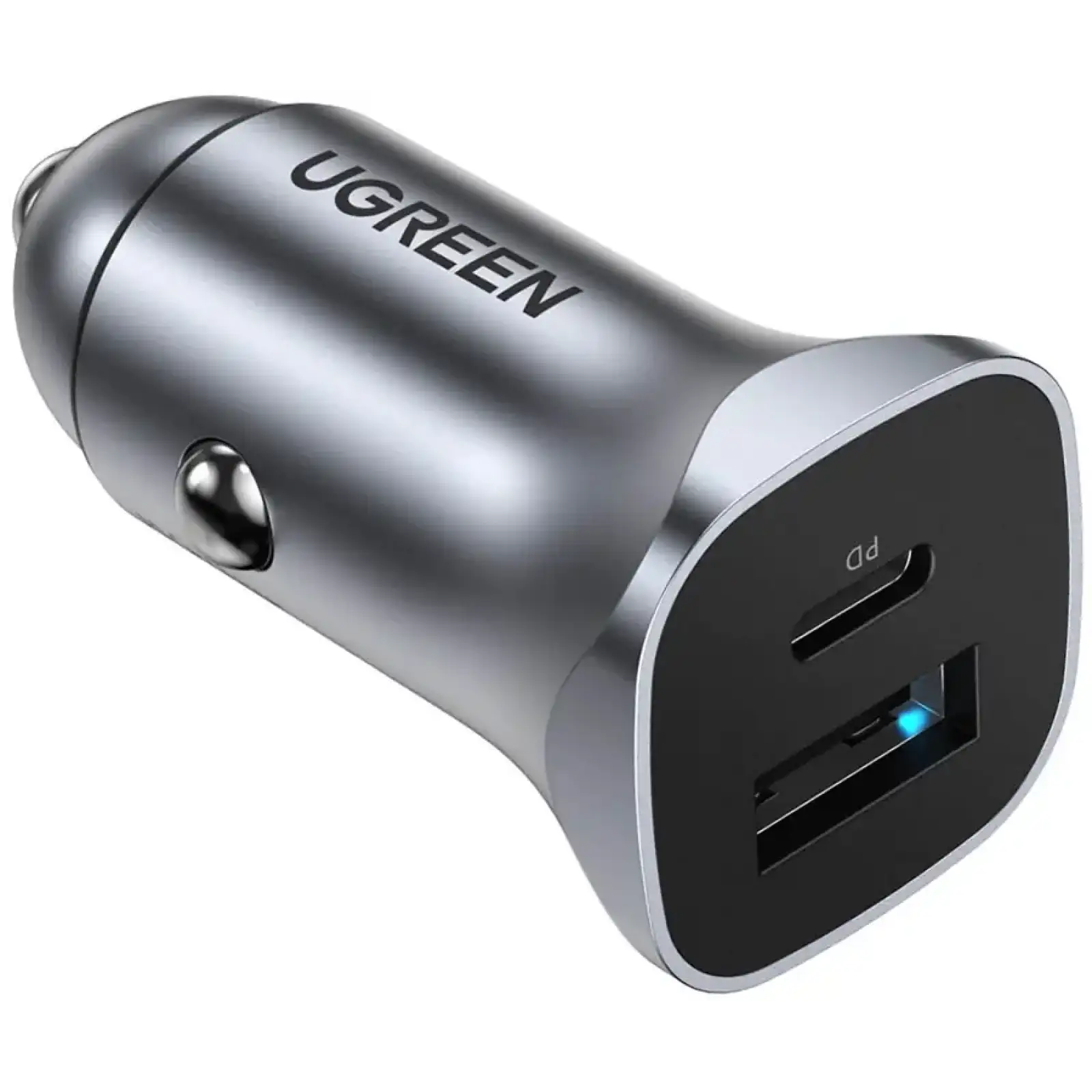 Автозарядка 2xUSB 30W (USB-C + USB-A) CD130 Ugreen (40858) UA