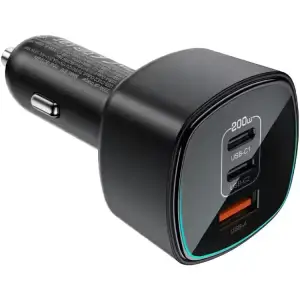 Автозарядка 3xUSB 200W (2xUSB-C + USB-A) B18 Acefast (6974316285953) UA