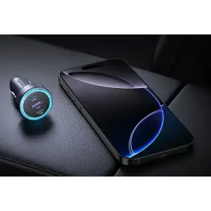 Автозарядка 3xUSB 30W (2xUSB-C + USB-A) QC 4.0 Сіра (EC307) UGREEN (45843) UA