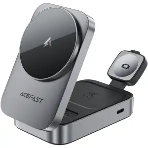 Зарядний пристрій Wireless QI 3in1 22,5W E22 Acefast (6974316284079) UA
