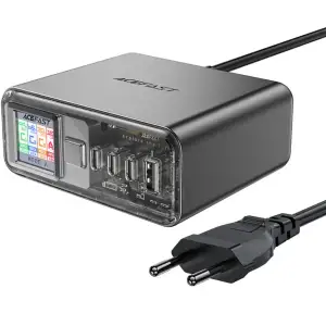 Зарядний пристрій 4xUSB 218W (3xUSB-C+USB-A) Gan Z4 Fast Charger Acefast (6974316282587) UA