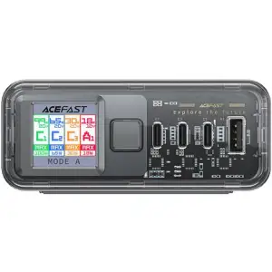 Зарядний пристрій 4xUSB 218W (3xUSB-C+USB-A) Gan Z4 Fast Charger Acefast (6974316282587) UA