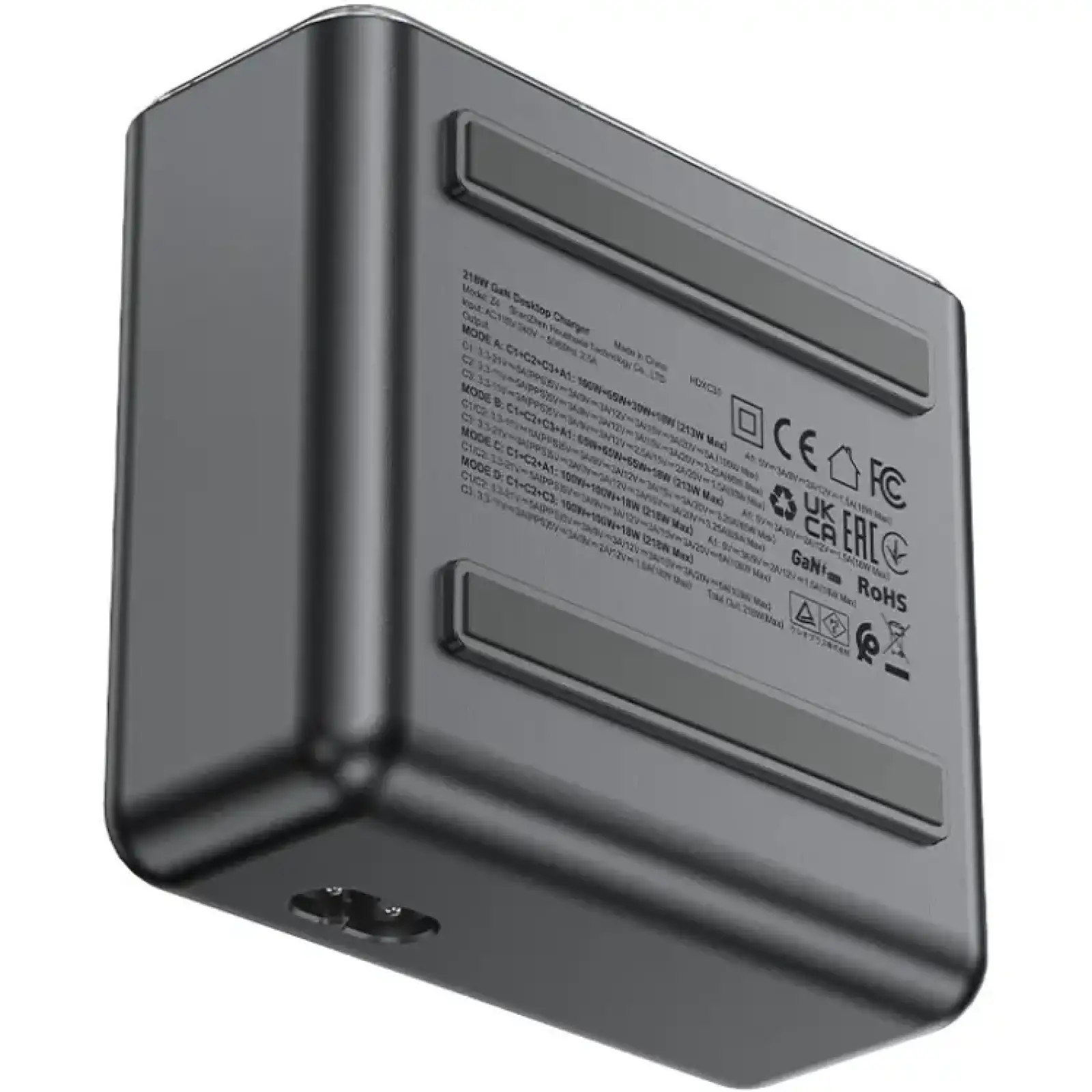 Зарядний пристрій 4xUSB 218W (3xUSB-C+USB-A) Gan Z4 Fast Charger Acefast (6974316282587) UA