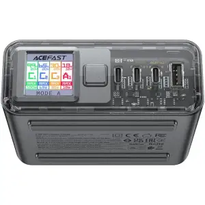 Зарядний пристрій 4xUSB 218W (3xUSB-C+USB-A) Gan Z4 Fast Charger Acefast (6974316282587) UA