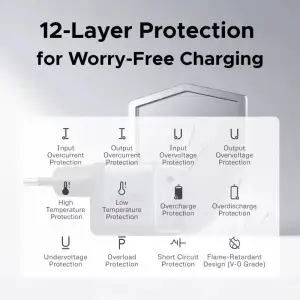 Зарядний пристрій 1xUSB 45W (USB-C) Gan X840 Ugreen (95692B) UA