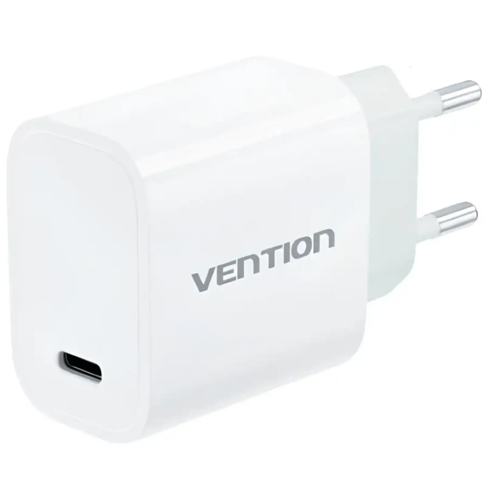 Зарядний пристрій 1xUSB-C 30W + USB-C cable М-М White Vention (G18W0-EU) UA