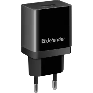 Зарядний пристрій 1xUSB 11W 2.1А + кабель micro-USB UPC-11 чорний Defender (83556) UA