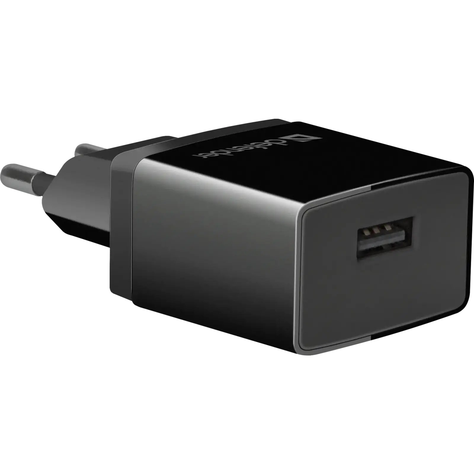 Зарядний пристрій 1xUSB 11W 2.1А + кабель micro-USB UPC-11 чорний Defender (83556) UA