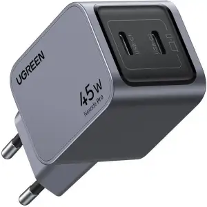 Зарядний пристрій 2xUSB 45W (2хUSB-C) Gan Nexode Pro X707 Ugreen (35008) UA