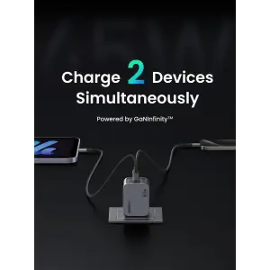 Зарядний пристрій 2xUSB 45W (2хUSB-C) Gan Nexode Pro X707 Ugreen (35008) UA