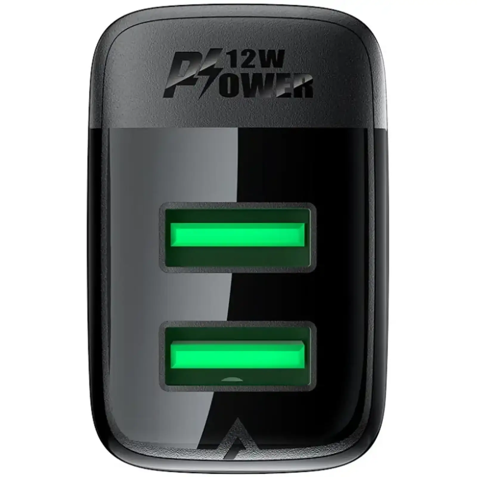 Зарядний пристрій 2xUSB 12W (2xUSB-A) A86 Black Acefast (6974316283270) UA