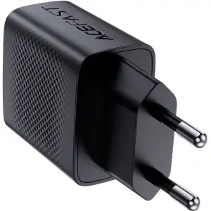 Зарядний пристрій 1xUSB-C 20W + Type-C cable A82 Fast Charger Black Acefast (6974316280057) UA