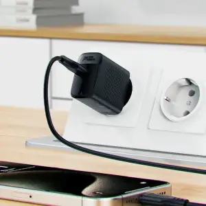 Зарядний пристрій 1xUSB-C 20W + Type-C cable A82 Fast Charger Black Acefast (6974316280057) UA