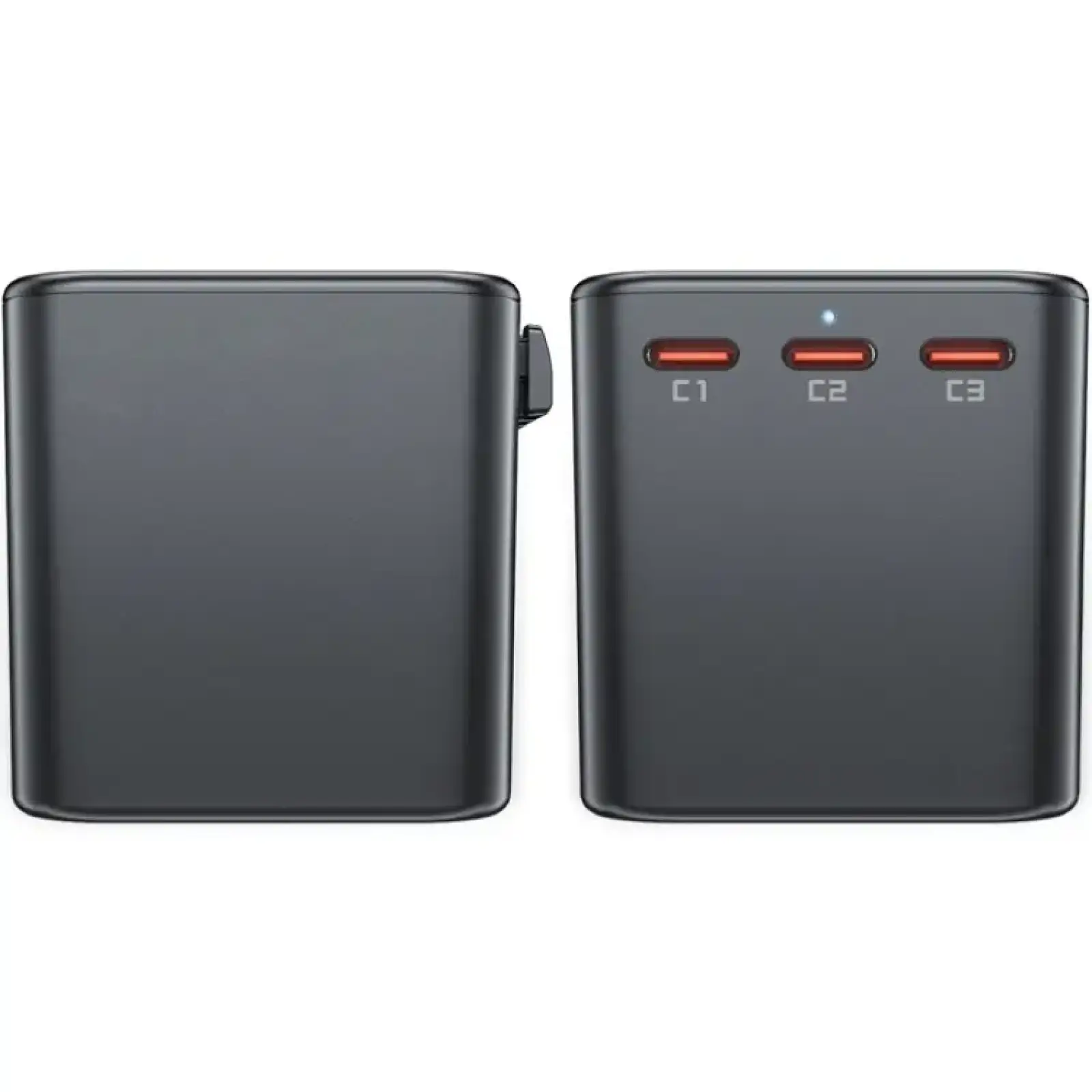Зарядний пристрій 5xUSB 75W (3xUSB-C+2xUSB-A) Gan Z1 Travel Fast Charger Acefast (6974316282495) UA