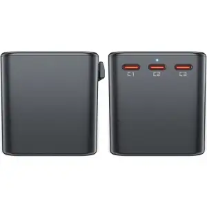 Зарядний пристрій 5xUSB 75W (3xUSB-C+2xUSB-A) Gan Z1 Travel Fast Charger Acefast (6974316282495) UA