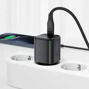 Зарядний пристрій 1xUSB-C 67W Gan A134 Fast Charger Black Acefast (6974316285717) UA
