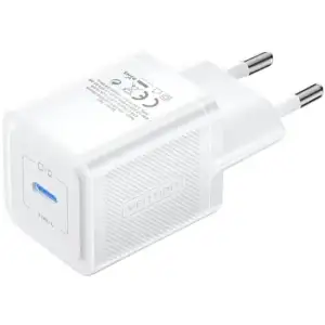 Зарядний пристрій 1xUSB-C 20W GaN + USB-C cable М-М White Vention (TZ-FEPW0-EU-01) UA