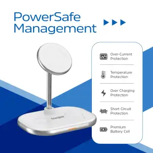 Зарядний пристрій Wireless 15W 3-in-1 Fast Charger white Energizer (WCP303) UA