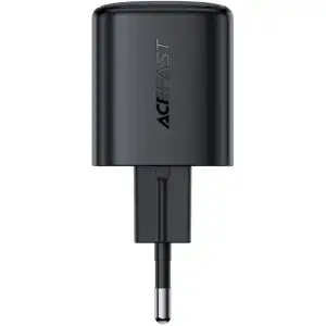 Зарядний пристрій 1xUSB-C 45W Gan A119 Fast Charger black Acefast (6974316285007) UA