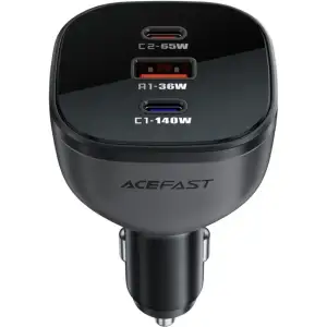 Автозарядка 3xUSB 165W (2xUSB-C + USB-A) B14 Acefast (6974316282938) UA