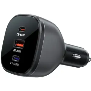 Автозарядка 3xUSB 165W (2xUSB-C + USB-A) B14 Acefast (6974316282938) UA