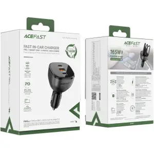 Автозарядка 3xUSB 165W (2xUSB-C + USB-A) B14 Acefast (6974316282938) UA
