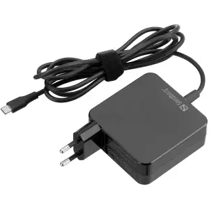 Зарядний пристрій 1xUSB 65W (USB-C) Gan, built in cable 2m, чорний Sandberg (135-79) UA
