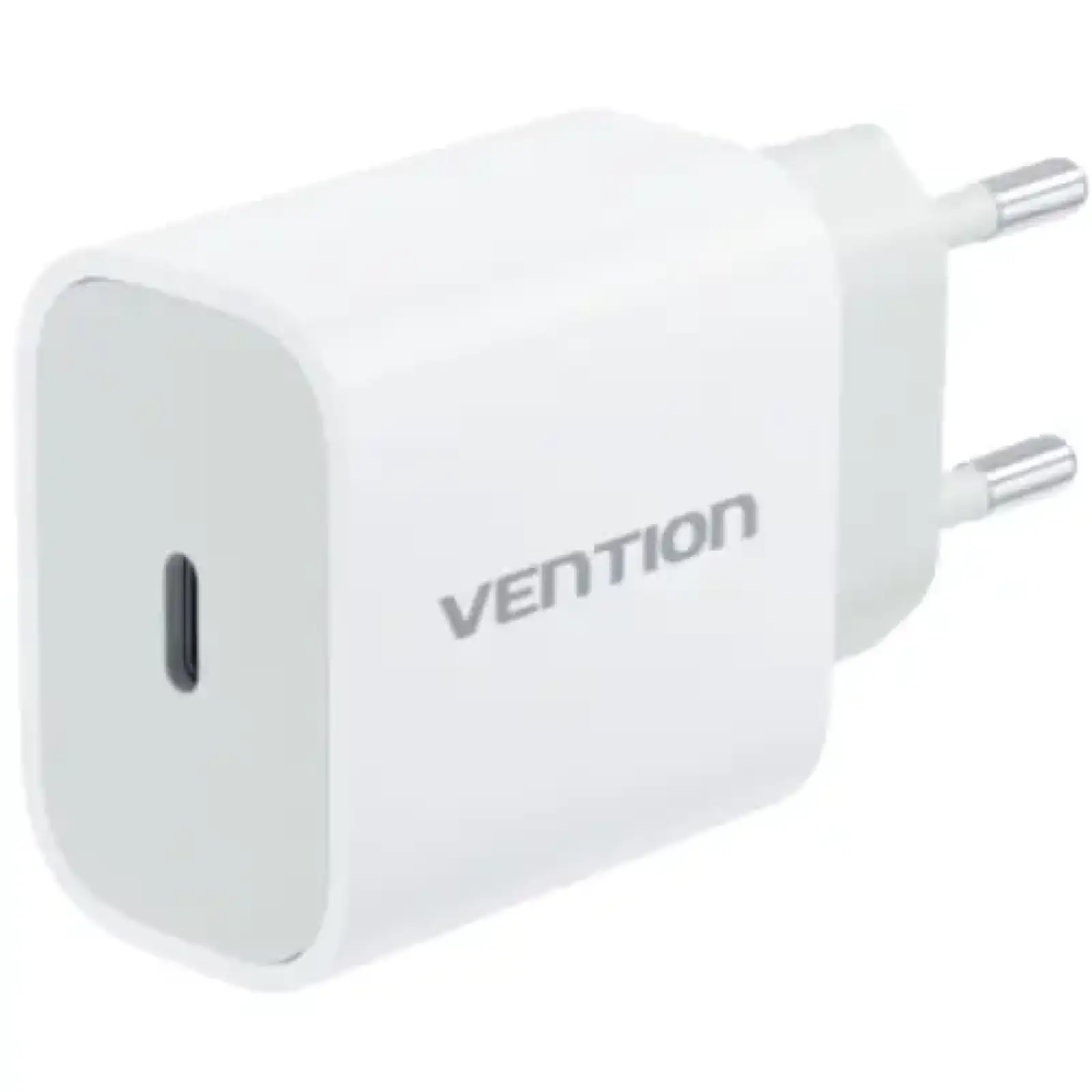 Зарядний пристрій 1xUSB-C 20W + USB-C to Lightning cable М-М White Vention (G17W0-EU) UA