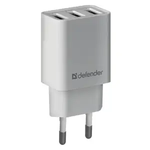 Зарядний пристрій 3xUSB 37W 3.1A білий UPA-31 Defender (83587) UA