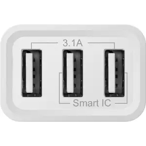 Зарядний пристрій 3xUSB 37W 3.1A білий UPA-31 Defender (83587) UA
