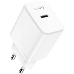 Зарядний пристрій 1xUSB 25W, (GaN, 1хUSB-C, QC+PD 3.0, вилка ЄС, для iPhone серії 12 та новіших мод. (CH25) UA