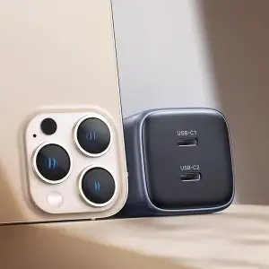 Зарядний пристрій 2xUSB 45W (2xUSB-C) Gan PD 25W+20W, CD294 Ugreen Сірий (90573) UA