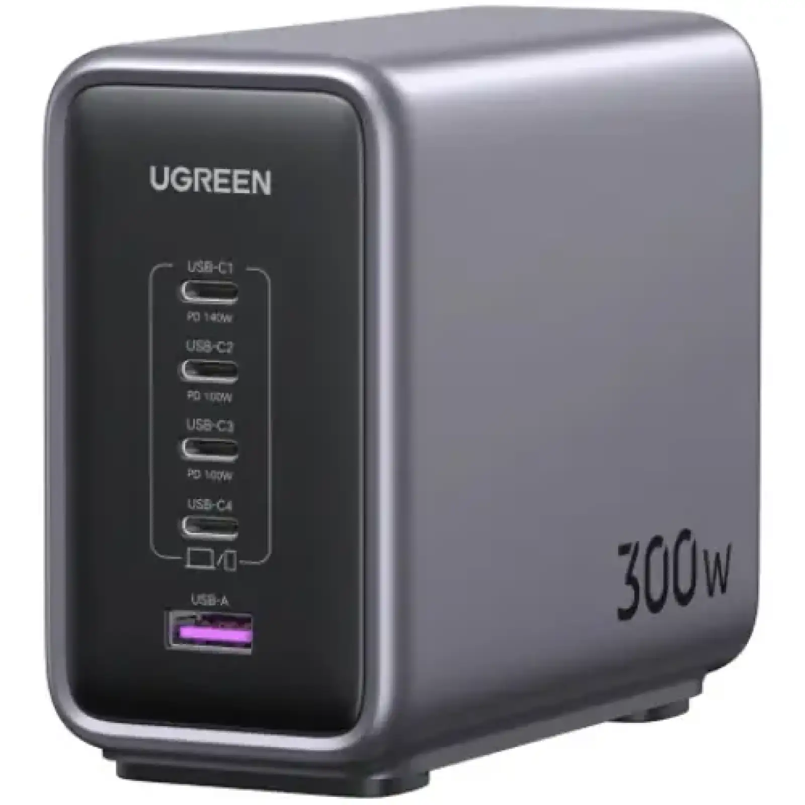 Зарядний пристрій 5xUSB 300W 5xUSB (4хUSB-C + USB-A) Nexode Desktop Fast Charger, Cable CD333 Ugreen (90903B) UA