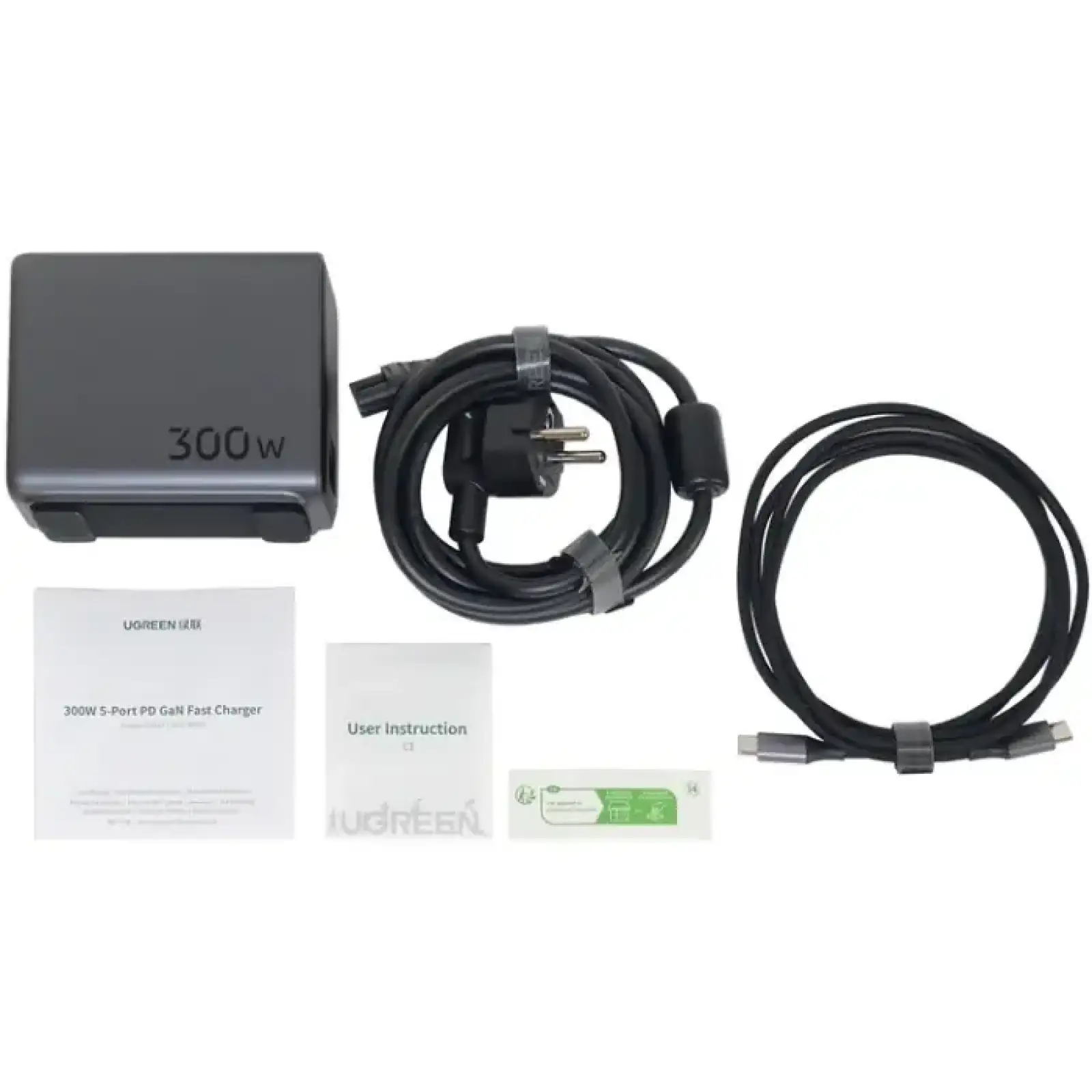 Зарядний пристрій 5xUSB 300W 5xUSB (4хUSB-C + USB-A) Nexode Desktop Fast Charger, Cable CD333 Ugreen (90903B) UA