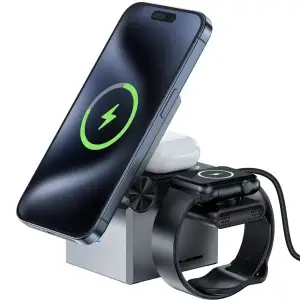 Зарядний пристрій Wireless QI 3in1 15W E18 Rubik's Acefast (6974316282884) UA