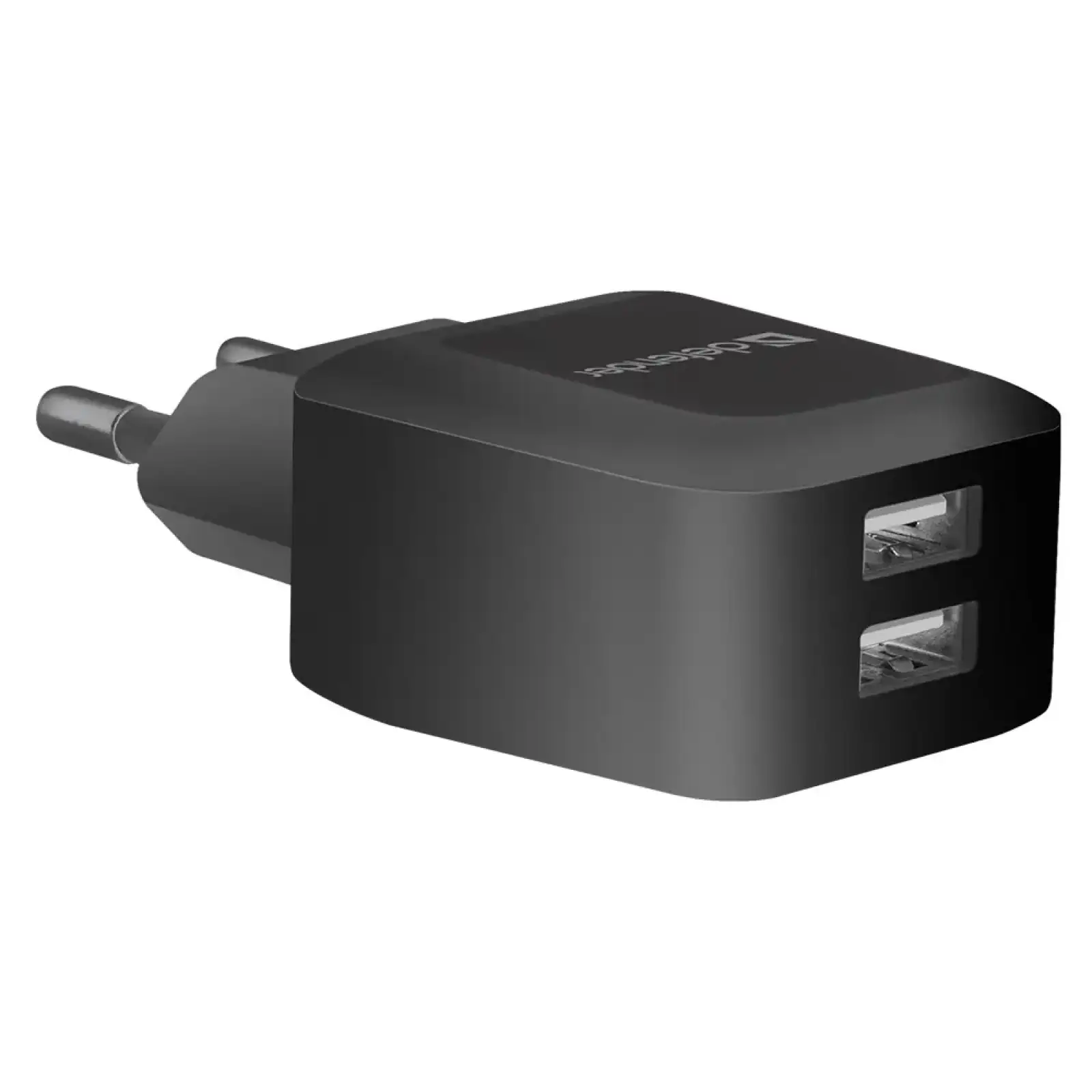 Зарядний пристрій 2xUSB 12W 2.1А EPA-13 чорний Defender (83840) UA