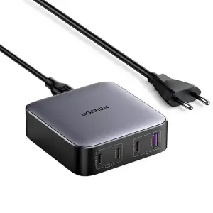 Зарядний пристрій 4xUSB 100W (3хUSB-C+USB-A) Gan Nexode чорний CD328 Ugreen Desktop Fast Charger (90928) UA