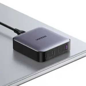 Зарядний пристрій 4xUSB 100W (3хUSB-C+USB-A) Gan Nexode чорний CD328 Ugreen Desktop Fast Charger (90928) UA