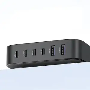 Зарядний пристрій 6xUSB 200W (4хUSB-C+2xUSB-A) Gan Desktop Fast Charger, CD271 Ugreen (40914) UA