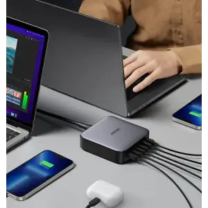 Зарядний пристрій 6xUSB 200W (4хUSB-C+2xUSB-A) Gan Desktop Fast Charger, CD271 Ugreen (40914) UA