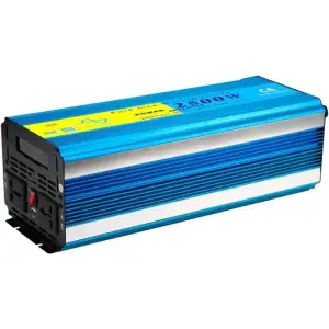 Інвертор Choetech з зарядкою, функція ДБЖ 12\220V 2500Вт, LiFePO₄/Li-ion/AGM/GEL, чиста синусоїда (INV-C2500WUPS-EU) UA
