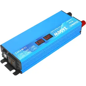 Інвертор автомобільний Choetech 12\220V 2600W (1300Вт), чиста синусоїда (CJ2600Q-V2) UA