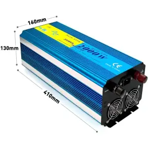 Інвертор Choetech з зарядкою, функція ДБЖ 12\220V 2000Вт, LiFePO₄/Li-ion/AGM/GEL, чиста синусоїда (INV-C2000WUPS-EU) UA