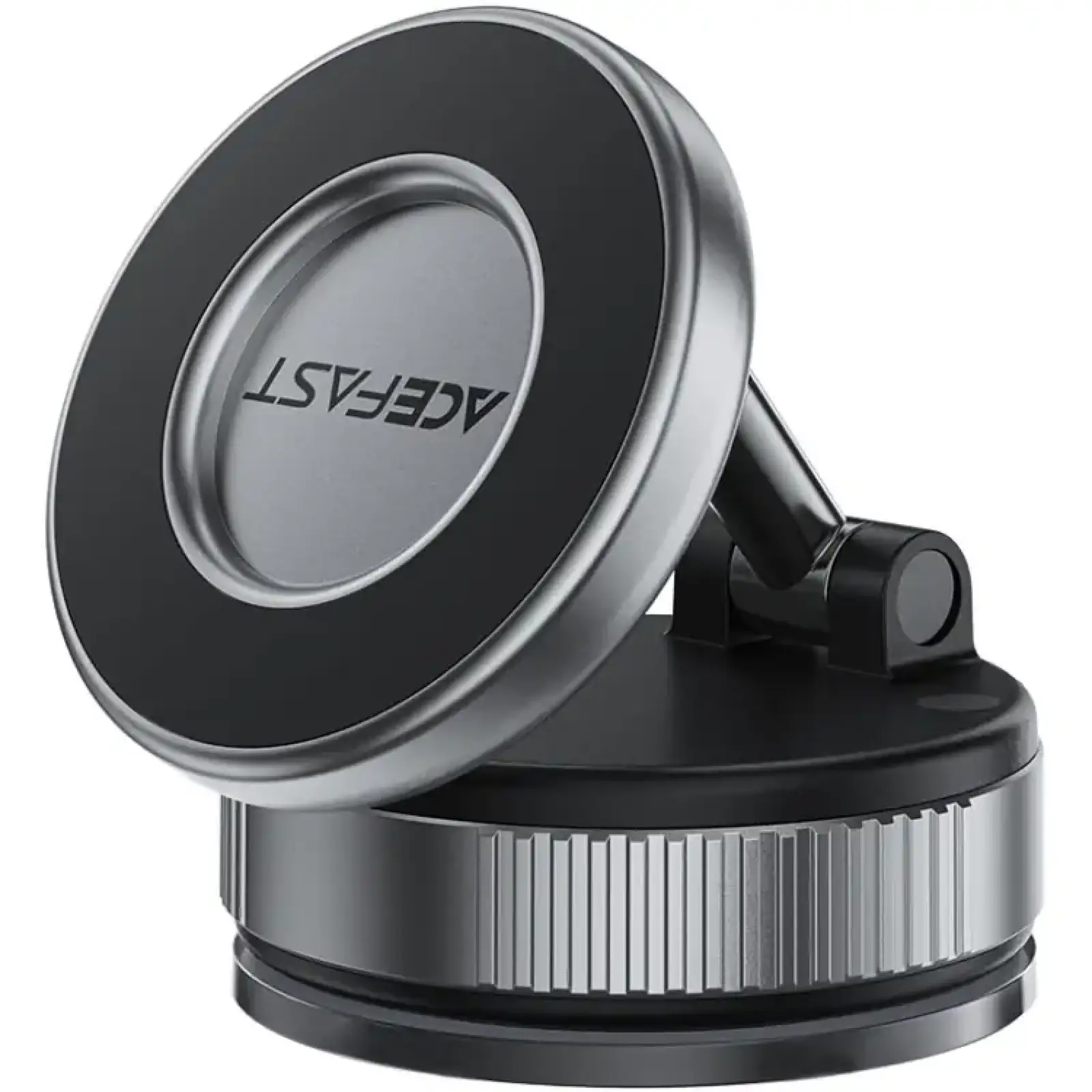 Тримач для смартфона Acefast E28 manual suction cup metal grey (6974316284833) UA