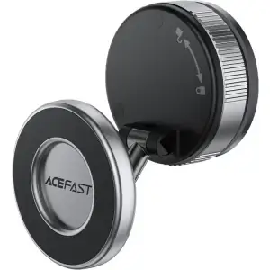 Тримач для смартфона Acefast E28 manual suction cup metal grey (6974316284833) UA