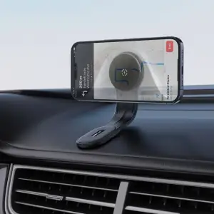 Автомобільне кріплення для смартфона D21 Magnetic wireless (на панель) Velcro Acefast (6974316282907) UA