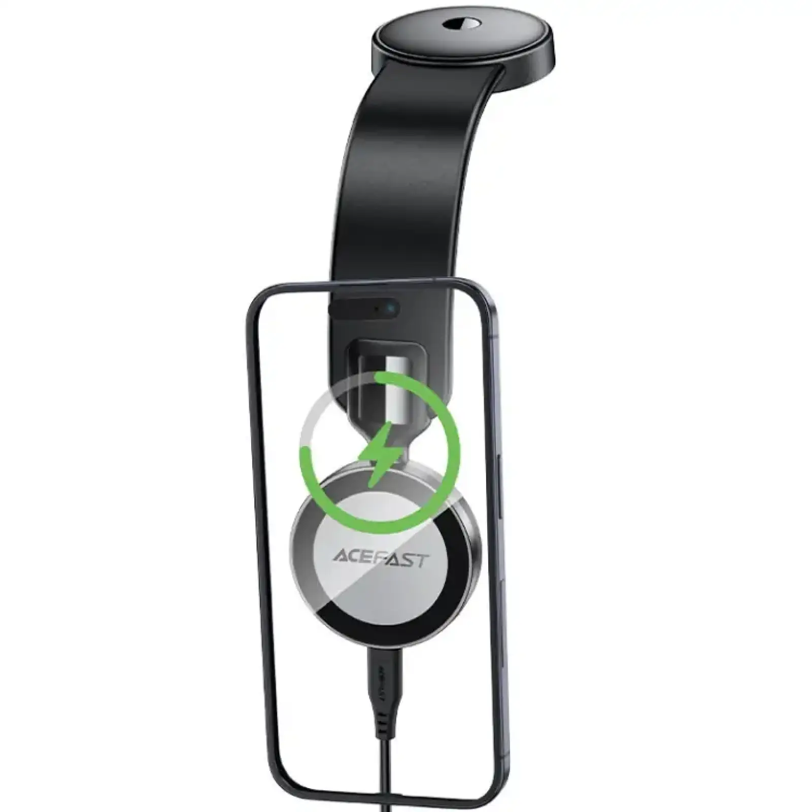 Автомобільне кріплення для смартфона D37 Magnetic wireless (на панель) Acefast (6974316283546) UA