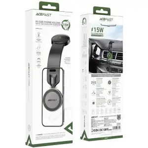 Автомобільне кріплення для смартфона D37 Magnetic wireless (на панель) Acefast (6974316283546) UA