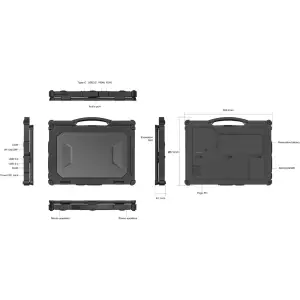 Захищений ноутбук AGN X14A Black (AGN_x14A_i5_12Th_16_512) UA