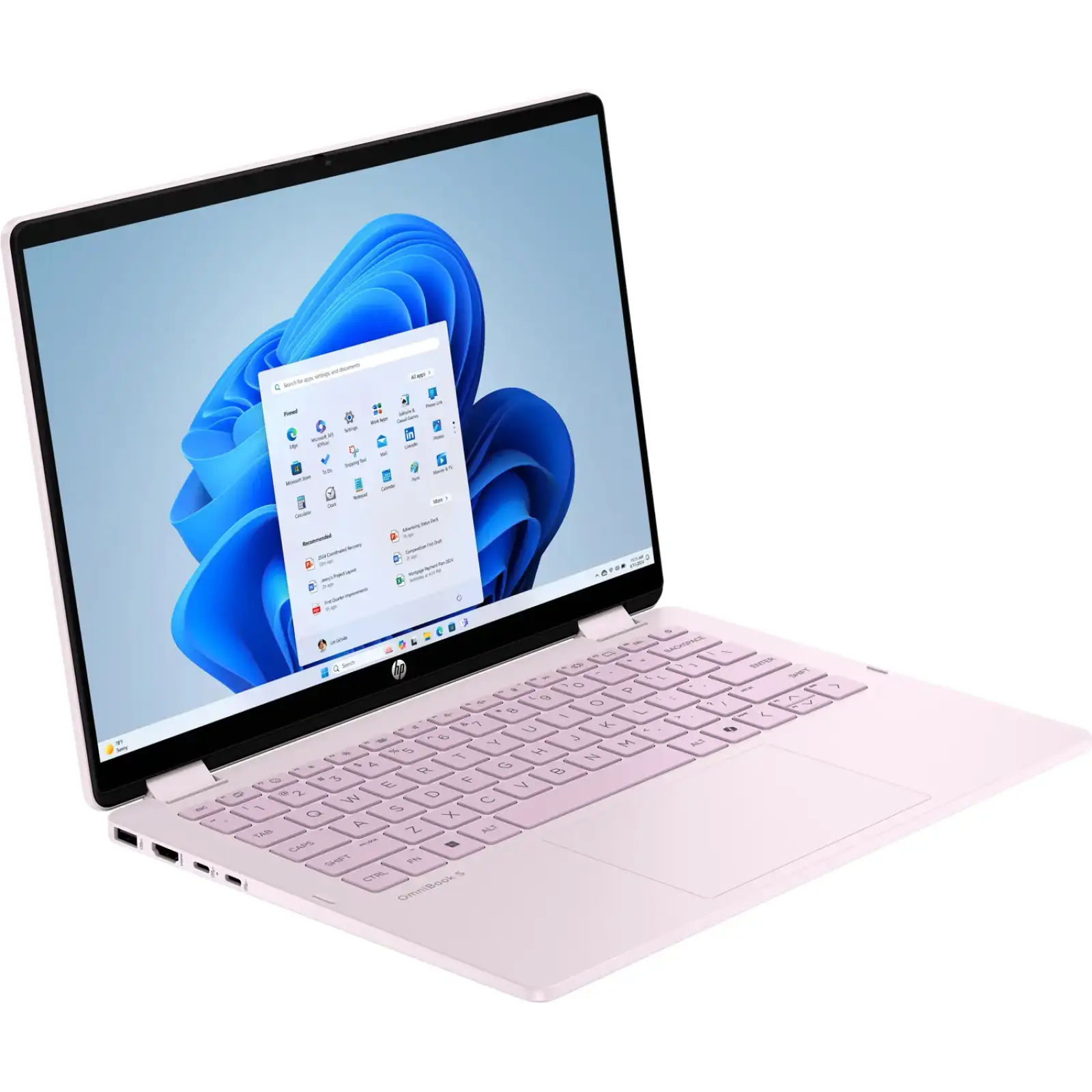 Ноутбук HP OmniBook 5 Flip x360 14-fp0031ua Powder Pink (C9RR6EA) UA